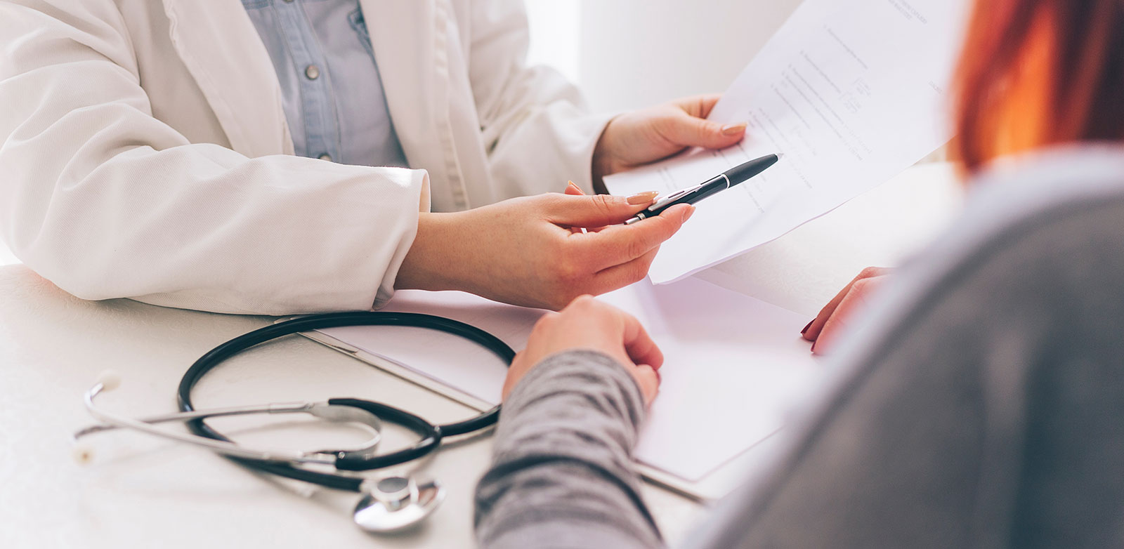 Beratungsgespräch in der Praxis